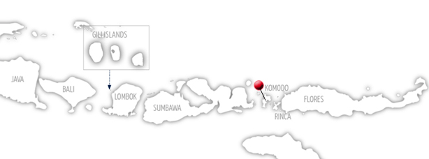 Karte Sundainseln - Highlight Komodo - Sprachcaffe