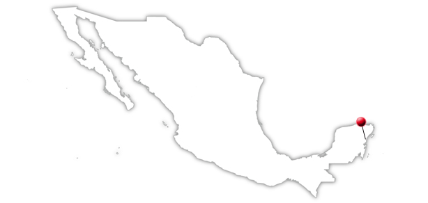 Karte Mexiko - Highlight Tulum - Sprachcaffe Reisen