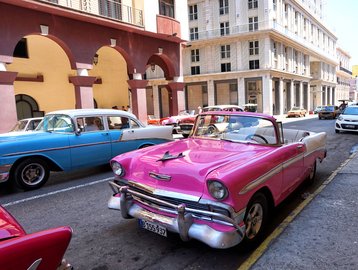 Oldtimer-Fahrt Havanna mit Sprachcaffe Reisen