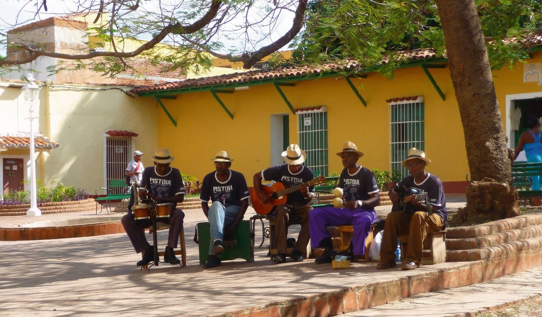 kubanische Straßenmusiker