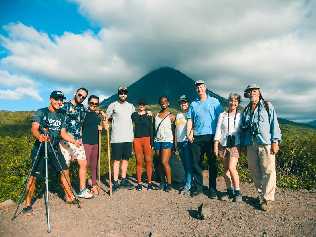 Wandern beim Vulkan Arenal